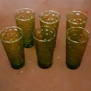 Antique candy dish, tea pitcher, and cups